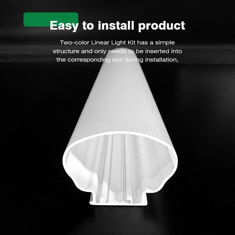 Copertura Estrusa Linear Light Bicolore