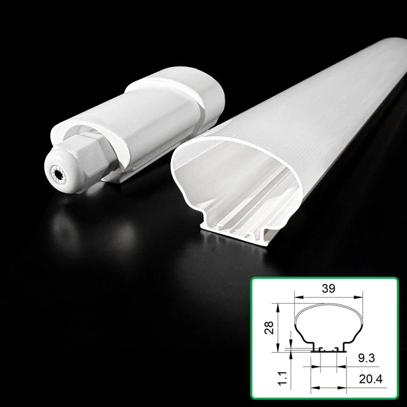 Copertura Estrusa Linear Light Bicolore