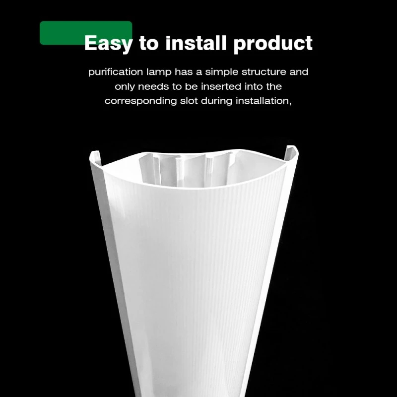 Lampada di purificazione estrusa a doppio colore